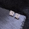 Simple New Fortune Earrings Women'S Niche Design Sense Chinese Style Earrings Versatile Personalized Earrings