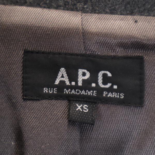 A.P.C. Made in France Chester coat XS gray Double button Men's Used