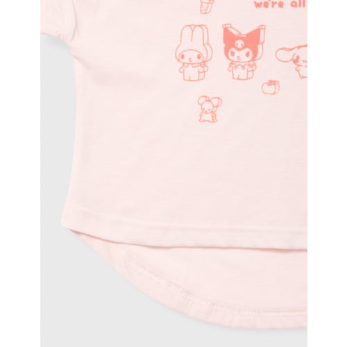 Sanrio Pajama Set Girls Sheeting Long Sleeve T-suit 15131430010110