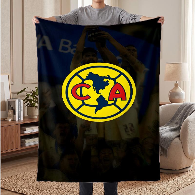 Club America Soft Warm Flannel Blankets Comfortable Blanket for Home Decoration Gifting
