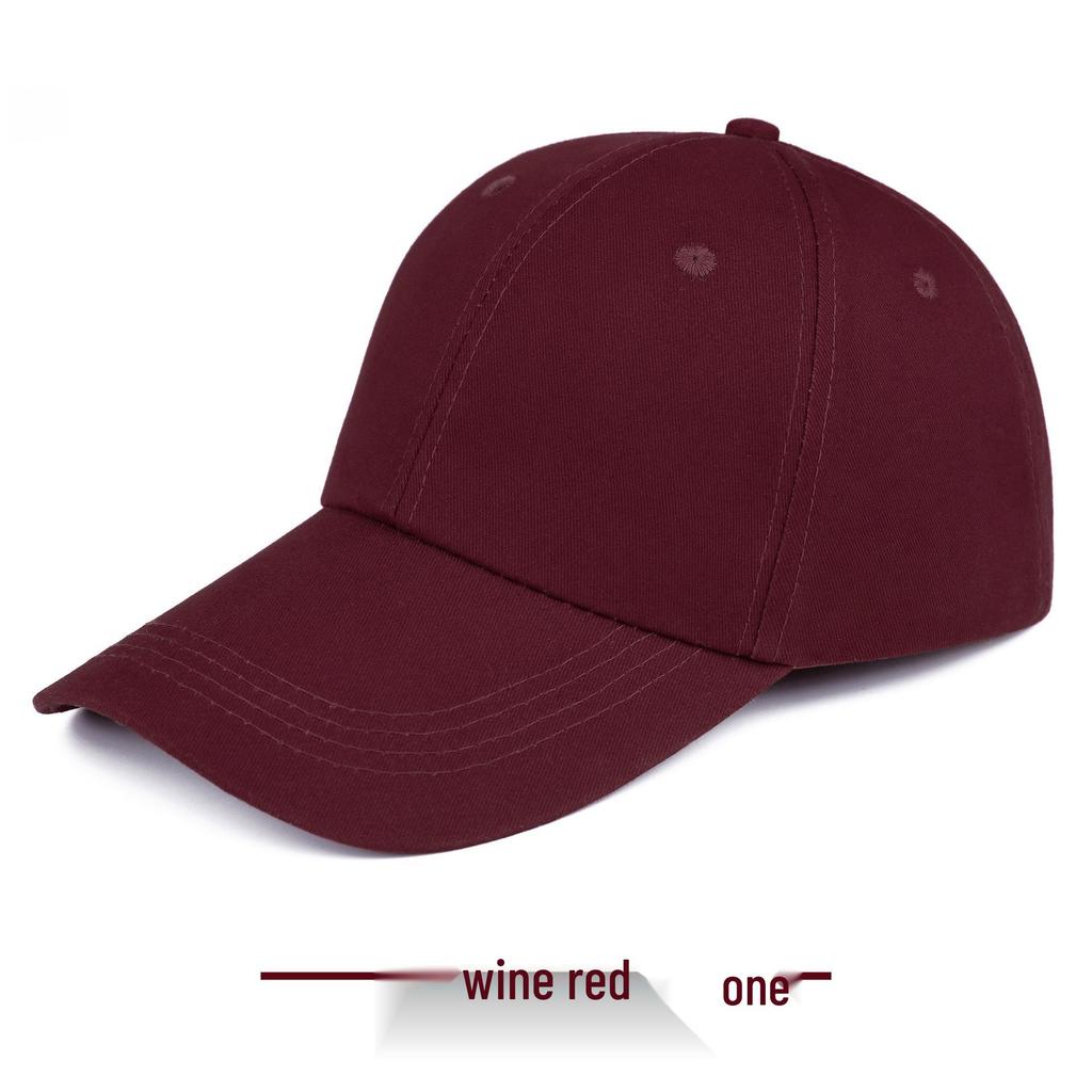 Customized Cotton Baseball Cap with Printed Logo for Men and Women - Duckbill Sun Hat for Work or Leisure.