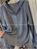 Plain Color Zipper Hooded Knit Jacket - Women's Casual Early Autumn Style