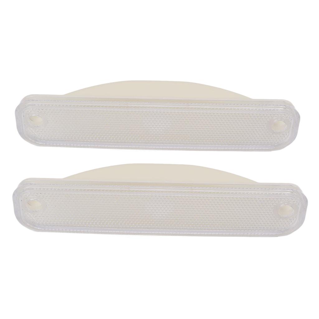 Pair Front Signal Side Marker Light Cover Lens 6270434 Replacement for Pickup Truck 1973‑1980