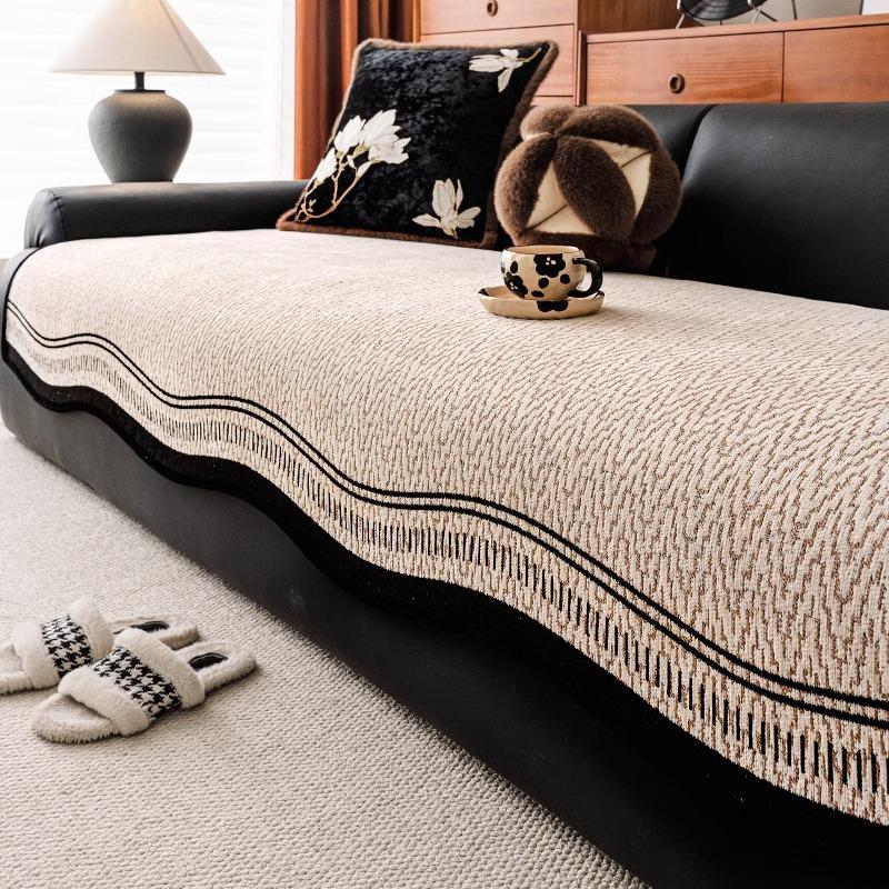 Высококачественная кожаная подушка для дивана прямой рядной формы 2025 новинка универсальная для четырех сезонов нескользящая легкая роскошь неправильной формы подушка для сиденья 45 45 pillow cover 1980₽