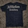 Men's Retro Punk Hip Hop Pattern Printed Breathable Hardship T-shirt New Round Neck Polyester Short Sleeve Top