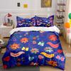Colorful Floral Bird Butterfly Pattern Bedding Set 1 Duvet Cover 2 Pillowcases for Adult and Children Luxury Gift Full Size