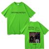 Crystal Castles Doppelseitig Bedruckte T-Shirts Unisex Wounisex Hip Hop Rock Übergroße T-Shirts Herren Gothic T-Shirt Unisexs Vintage T-Shirt B