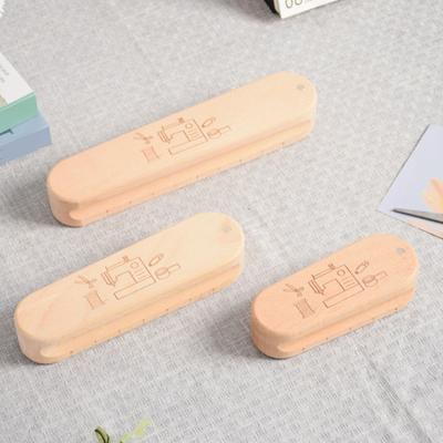 Hardwood Magnetic Tailors Clapper with Scale Professional Steam Iron Seam Pressing Ironing Clapper Fabrics Flattening Tools