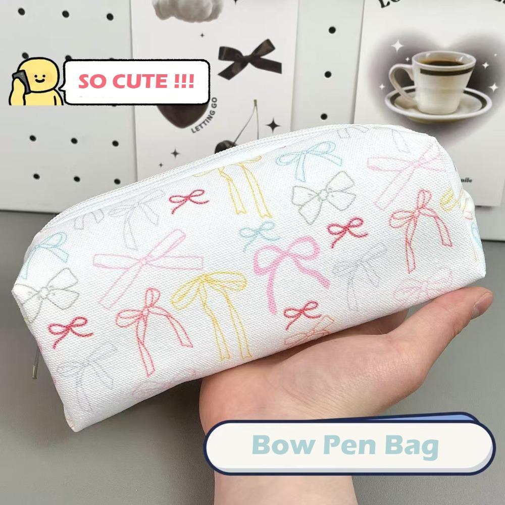 Large Capacity Pen Bag Cartoon Cat Dog Stationery Bag Cute Pencil Case  Students