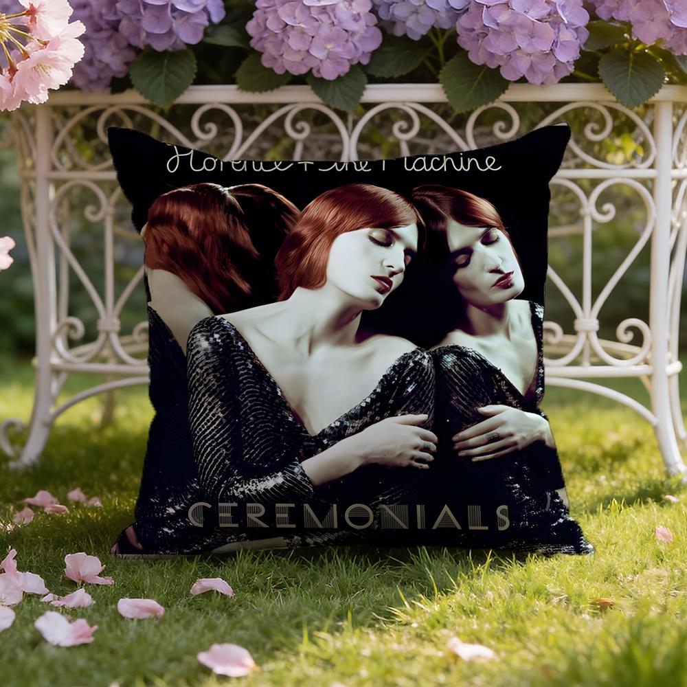 Band F-Florence Road Cushion Cover Home & Car Dual-Scene Pillow Cover: Reversible for Premium Comfort