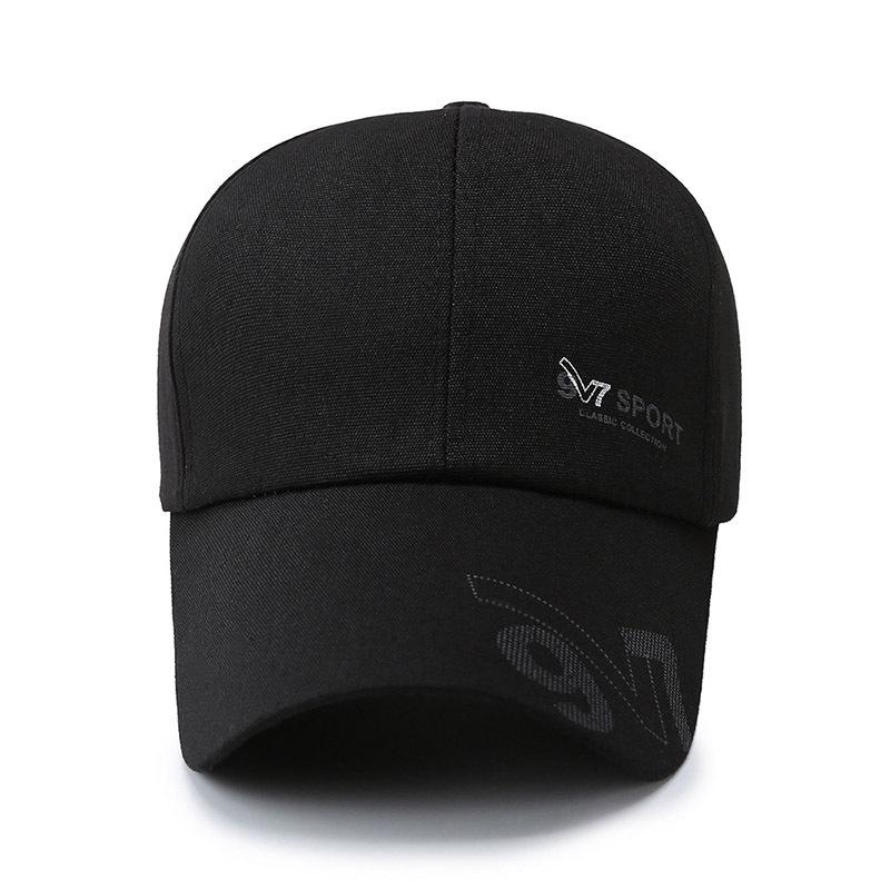 Spring and Autumn Hat Men's New Baseball Cap Canvas Printing 97 Sports Big Eaves Sunshade Sunscreen Cap