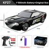 GTR Model AE86 RC Drift CAR With LED Light 4WD 2.4G Radio Remote Control Cars Professional Racing Toys for Children Gifts