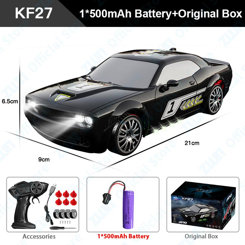 GTR Model AE86 RC Drift CAR With LED Light 4WD 2.4G Radio Remote Control Cars Professional Racing Toys for Children Gifts