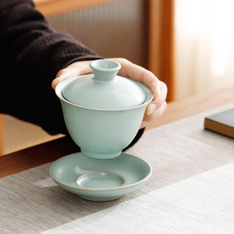 Bafangli Ru Kiln 10-Piece Home Office Tea Set