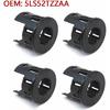 Riloer 4 PCS Car Parking Assist Sensor Bezels 5LS52TZZAA Compatible with Dodge Ram 1500 2014-2018, 1500 Classic 2019