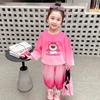 Girls Spring Autumn Casual Loose Hoodie Two Piece Set Baby Fashionable Sporty Outfit