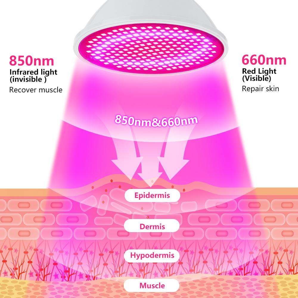 Red Light Photon Beauty Lamp LED Tightening Skin Anti Aging Professional Beauty Skin Care Photon Instrument
