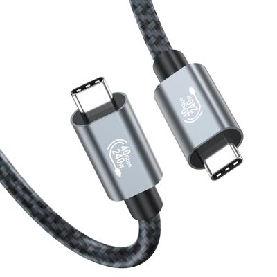 YITONGXXSUN 1m Kabel 4 mit Video 40Gbps Daten und 240W Thunderbolt 4 Kabel Kompatibel mit Geräten wie und Spielekonsolen USB-C & USB-C (USB