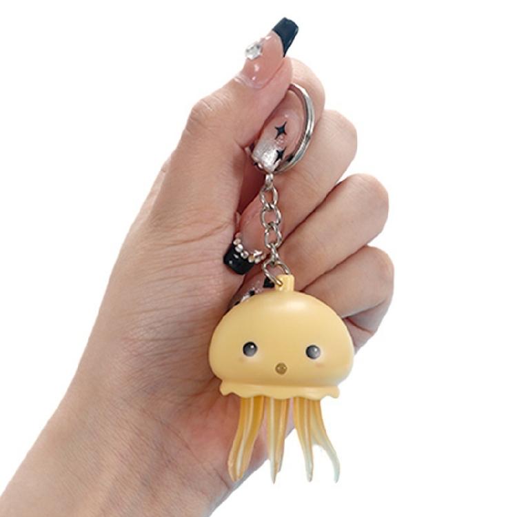 Unique Anime Figurine Pendant Keyring Car Key Bag Octopus Toy Keychain Keyholder