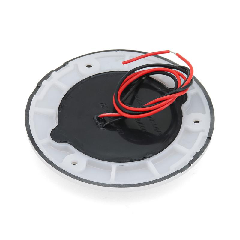 12V Ceiling Light Indoor Dimmable LED Light Ultra-thin 3W RV Ceiled Dome Lamp Adjustable Brightness Switch Boat Yacht Spotlight