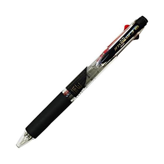 Трехцветная шариковая ручка Mitsubishi Pencil Jetstream 1.0 Прозрачная Легко пишет SXE3400101P.T