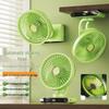 Rechargeable Portable Mini Oscillating Fan for Dorm, Office & Outdoor Use