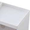 Desktop Storage Box Minimalism Style Multifunction Small Desk Organizer with Drawer for Bedroom