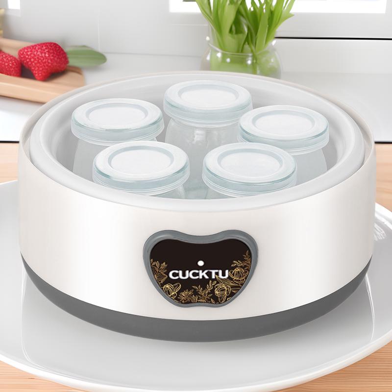 Automatic Cross-Border Home Yogurt Maker - Intelligent 304 Stainless Steel Machine with Cup Divider