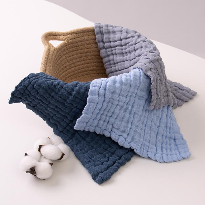 Six-Layer Gauze Newborn Baby Washcloth 30x30 Cm - Class A Drool Towel