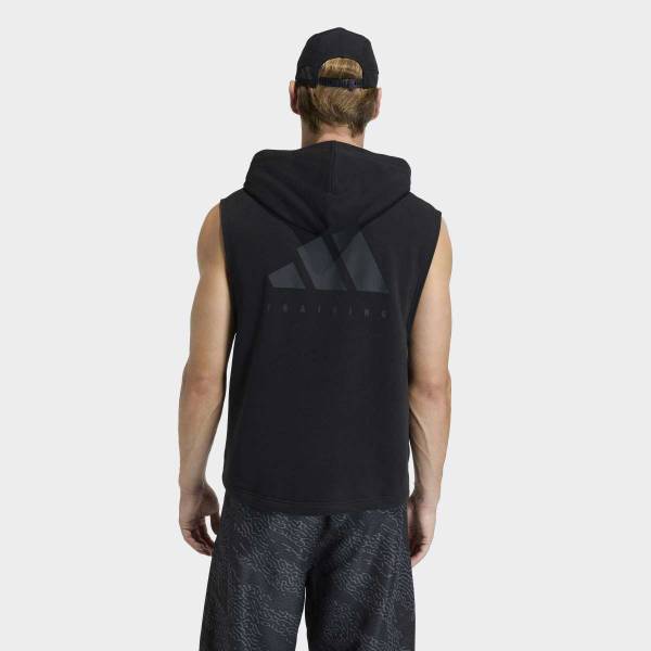 adidas Men S Power Workout Drop Arm Hoodie Tank