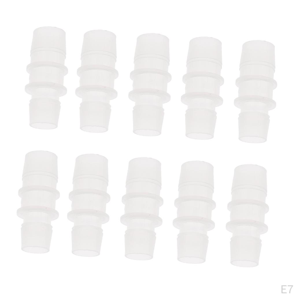 Aquarium Air Valve Connector Plastic Inline Straight