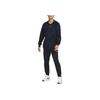 Nike Culture Of Football Logo Embroidered Polo Casual Knit Long Sleeve Sweater Men sweater Dark-Navy FD7285-410