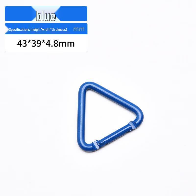 Tolex Triangular Aluminum Carabiner Clip