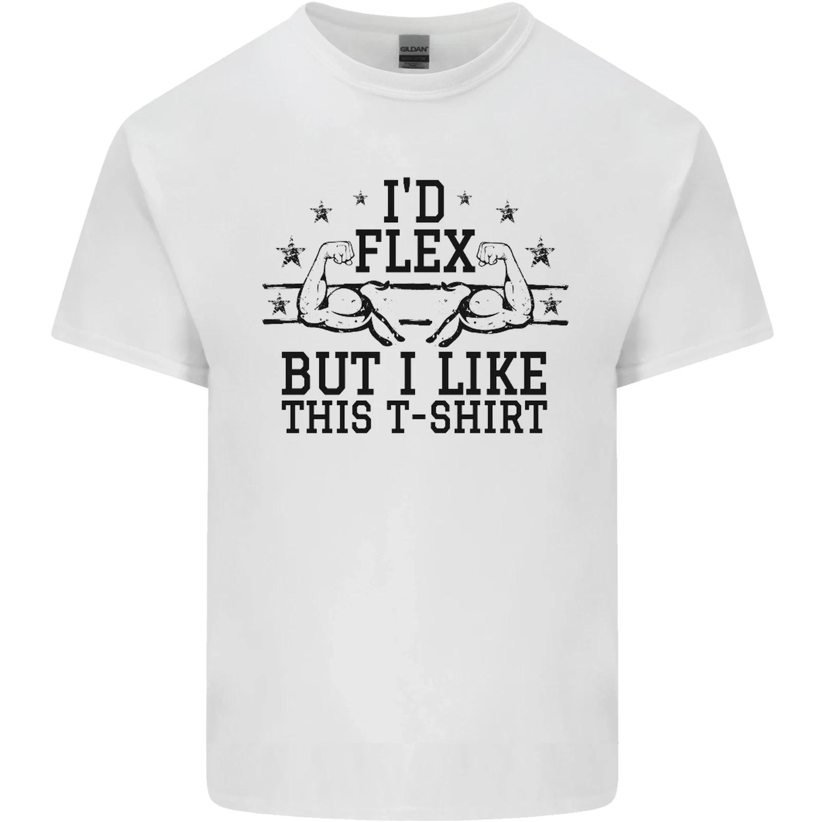 Gym Id Flex but I Like This Funny Mens Cotton T-Shirt Tee Top 2XL