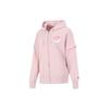 Puma Two-Piece Spliced Sports Knit Hoodie Women Tops Pink 531602-36