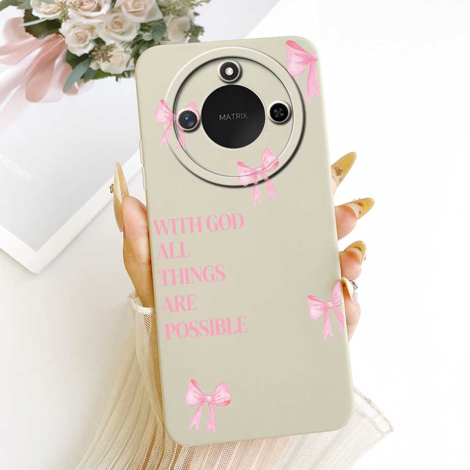 

For Honor X60 Case Cute Art Rabbit Painted Cover Silicone Soft Phone Case For Honor X 60 X60 BRC-AN00 Cover Coque 6.8 Honor X60