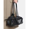 B-Bowling Genuine Leather New Rodeo Boston Bag Large Capacity Commuter Shoulder Crossbody Pillow Bag for Women