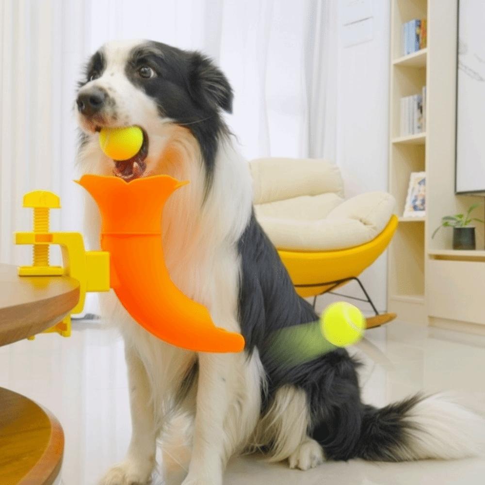 Long-Distance Dog Ball Launcher Automatic Throwing Durable Automatic Ball Thrower Smart Detachable Pet Interactive Toy