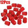 Tyre Valve Dust Caps Valve Stem Covers Plastic Tire Caps With O Rubber Ring For Car, Motorbike, Trucks, Bicycle  Airtight Seal