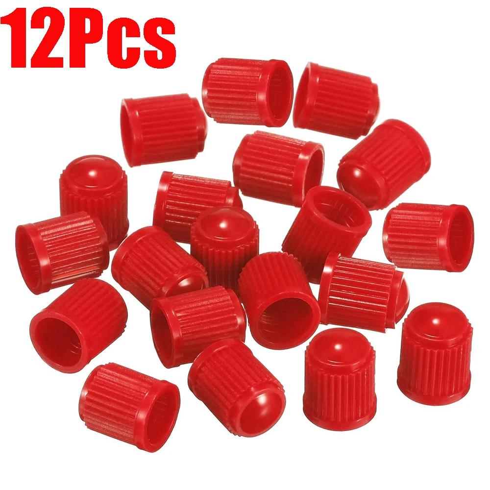 Tyre Valve Dust Caps Valve Stem Covers Plastic Tire Caps With O Rubber Ring For Car, Motorbike, Trucks, Bicycle Airtight Seal