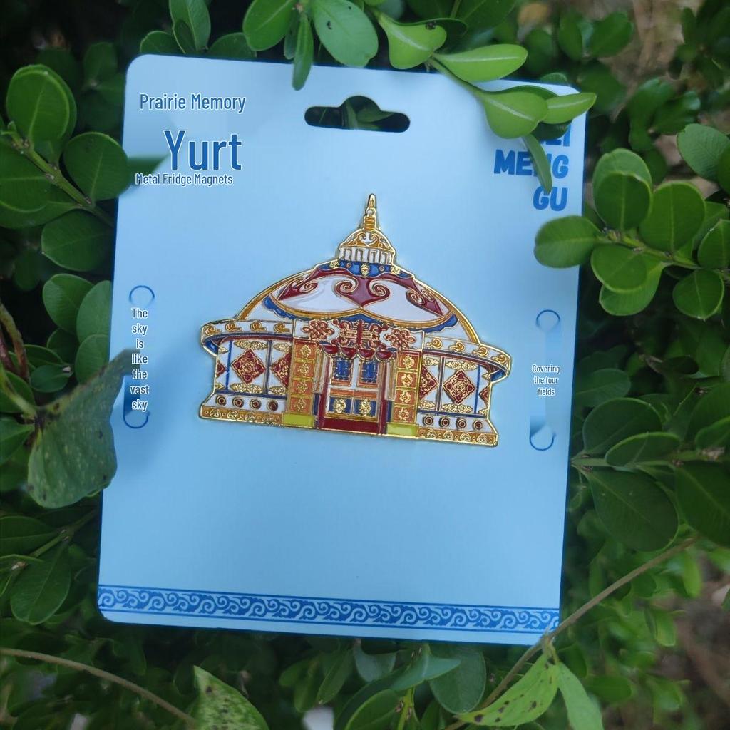 Innere Mongolei Jurte Metallmagnet: Kulturelles Wahrzeichen Souvenir