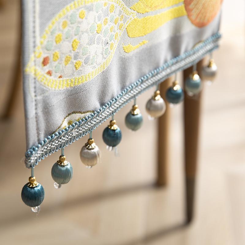 Modern Simple Polyester Table Flag Coffee Table Shoe Cabinet Tv Cabinet Fringed Household Tablecloth Polyester Tablecloth Custom Table Flag