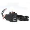 Compatible with Volkswagen POLO 04-11 Models: QC3.0C+Type-C USB Fast Charger Socket.