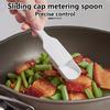 Adjustable Measuring Spoon Plastic Scoop Teaspoon for Dry Ingredients Kitchen Handle Spice Measurer Cup Household Supplies