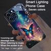 Sunflowers Printed LED Phone Case for Xiaomi Redmi Note 14 13 12 11 Pro Plus 5G 12S 11S 10S 10 12C 13C 14C 12 13 4G Flash Cover