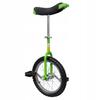 Unicycle, Adjustable, Green 16 Inch