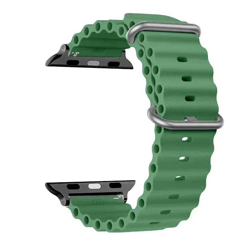 Strap For Apple Watch Ultra 3 Band 49mm 44mm 45mm 46MM 41mm 40mm 38mm 1:1 Original Ocean Belt iWatch Series 11 10 9 8 7 Se Bands