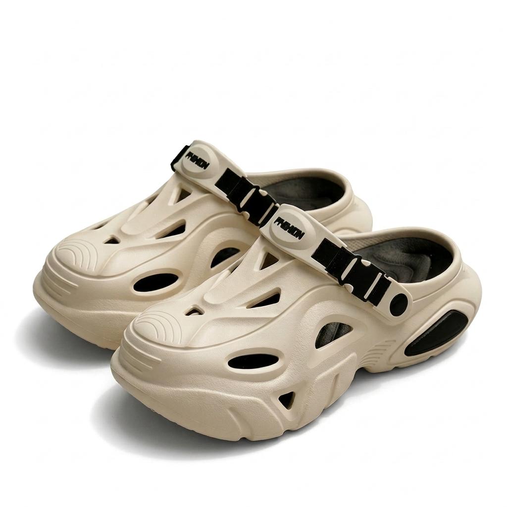 Men Sandals Eva Clogs Lightweight Breathable Non Slip Hollow Summer Indoor Outdoor Comfort Shoes 40-41