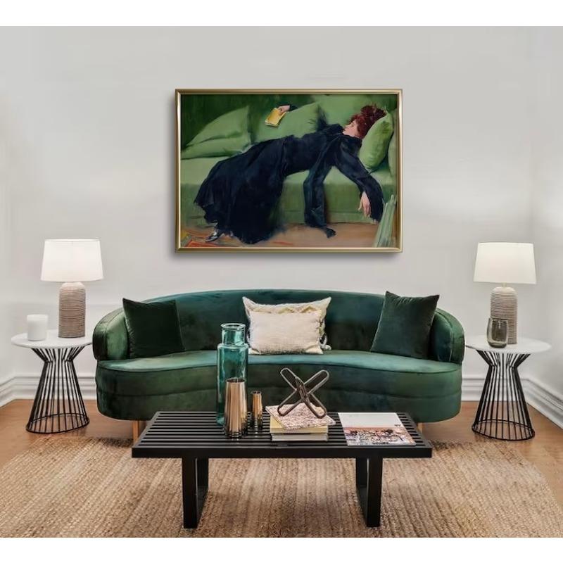 Vintage Elegant Women Portrait Poster Victorian Female Canvas Painting Antique Wall Art Picture for Living Room Home Decor Mural