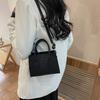 Chic Minimalist Felt Crossbody Bag Elegant Square Shape For Casual And Commuter Use